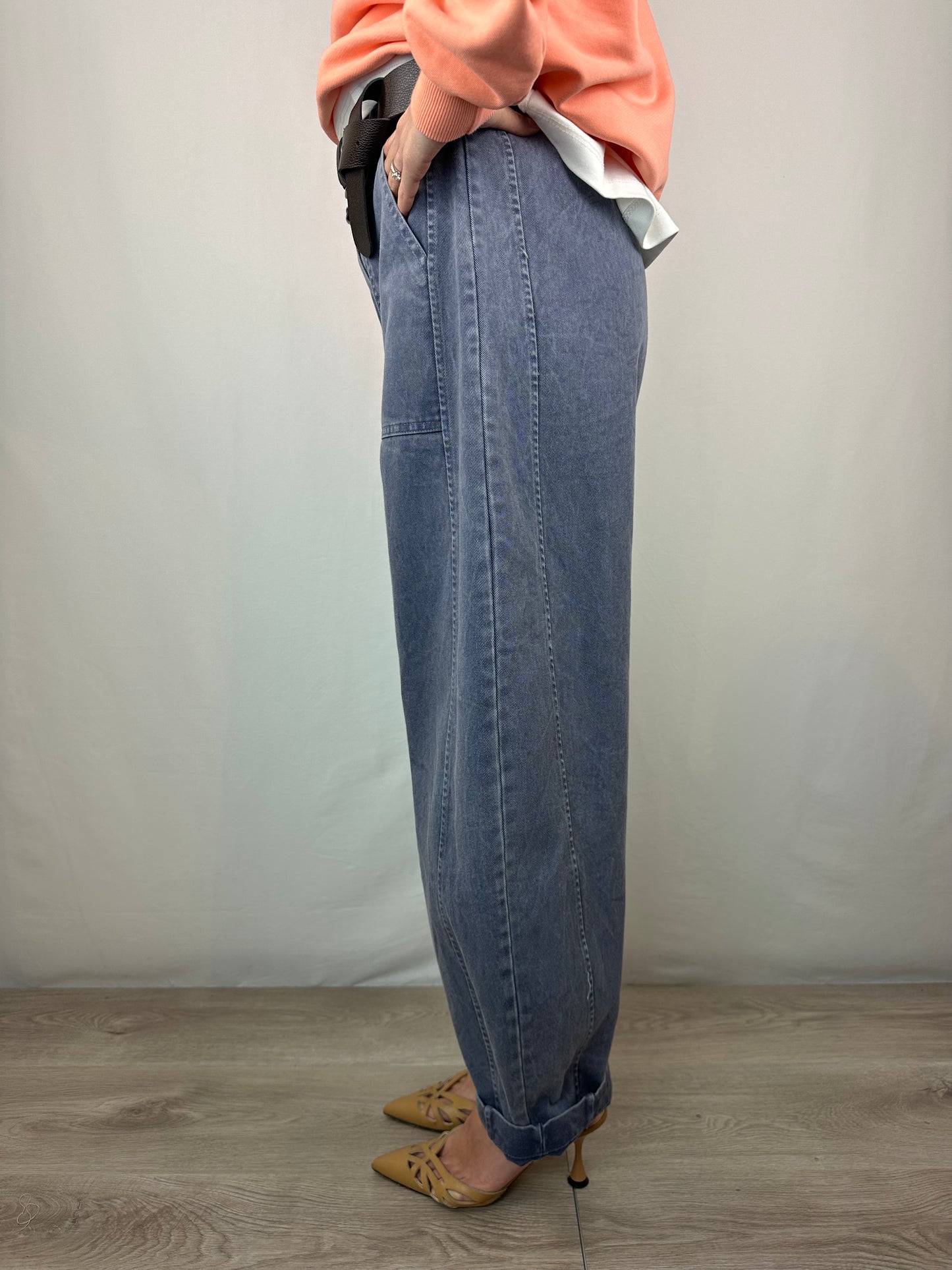 JEANS BLU AVIO