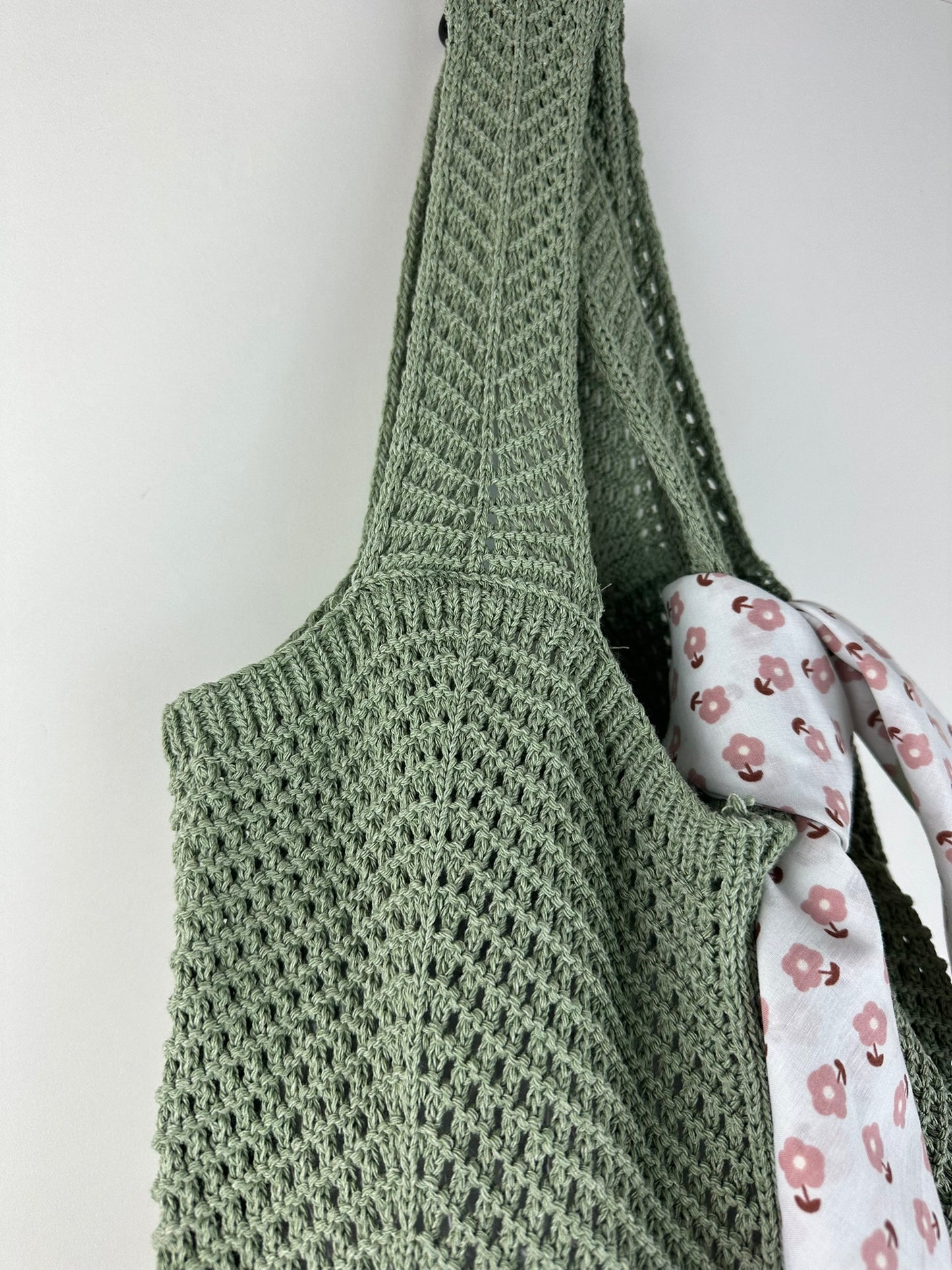 BORSA VERDE UNCINETTO