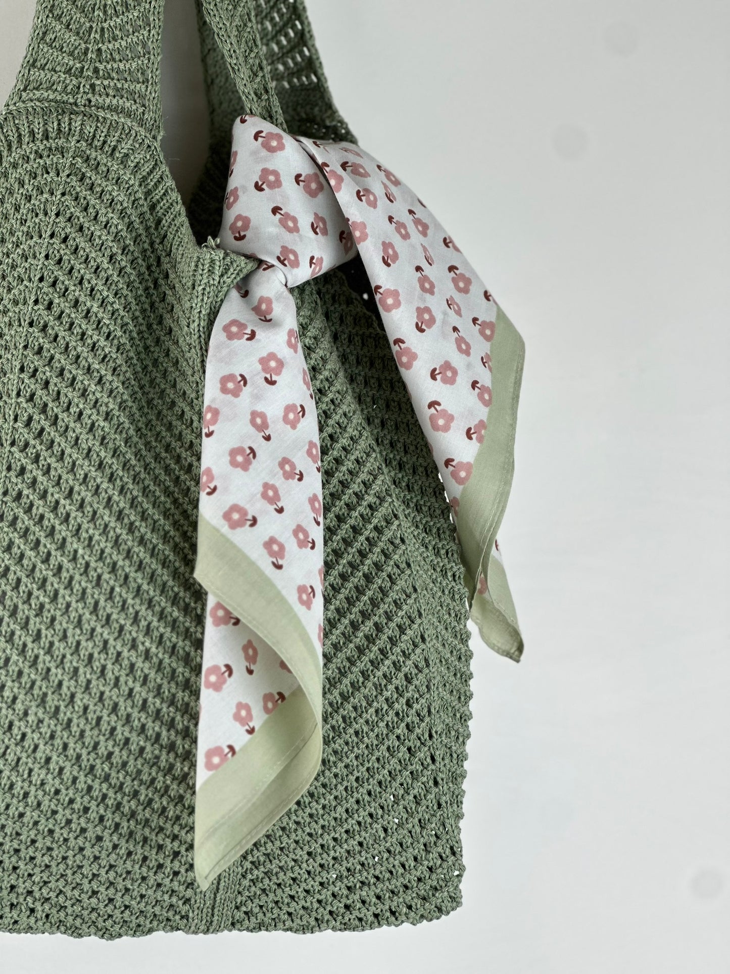 BORSA VERDE UNCINETTO