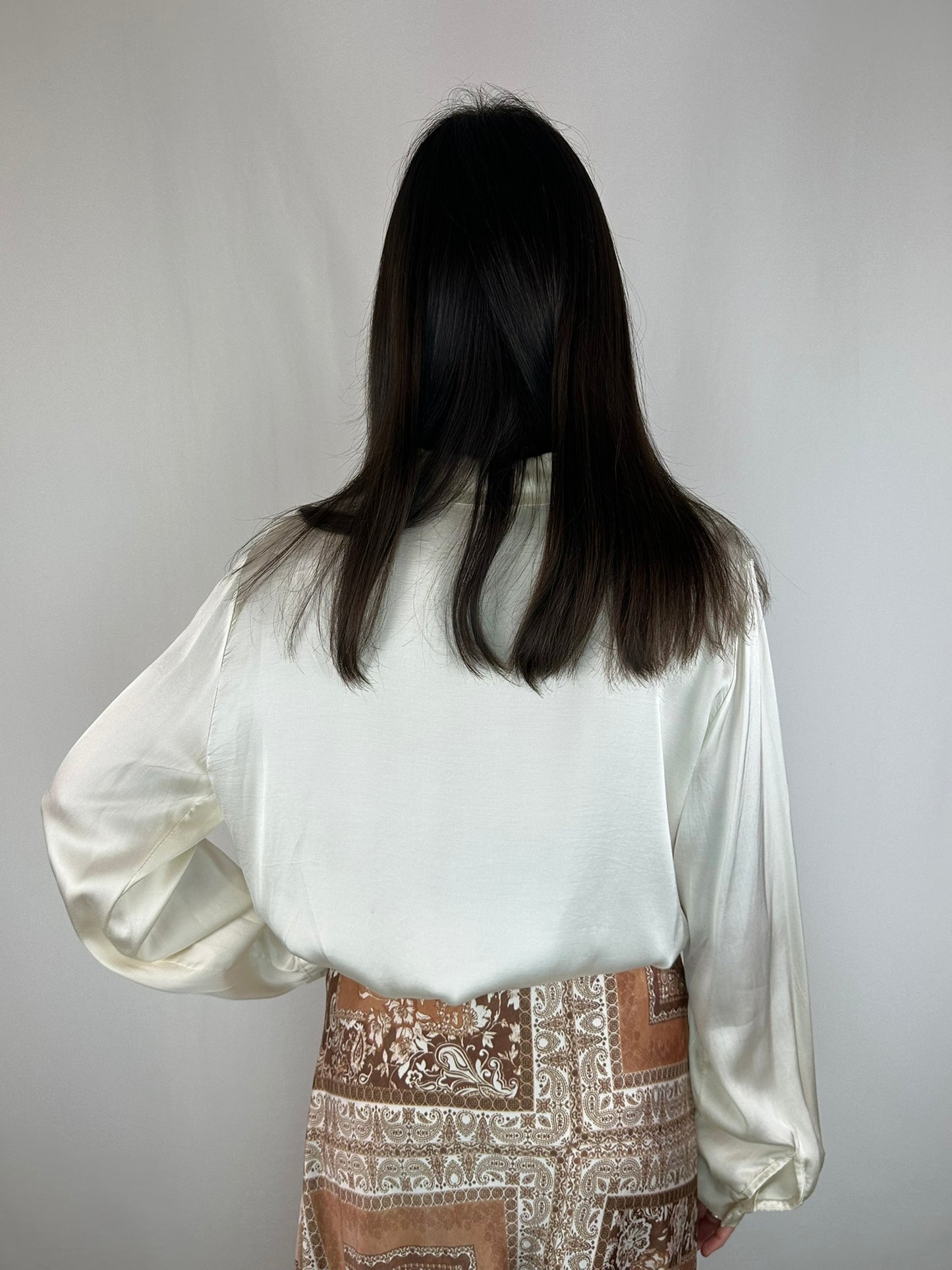 CAMICIA AVORIO VISCOSA