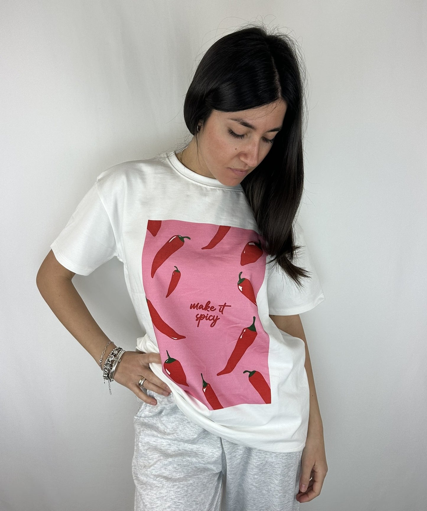 T-SHIRT STAMPA SPICY