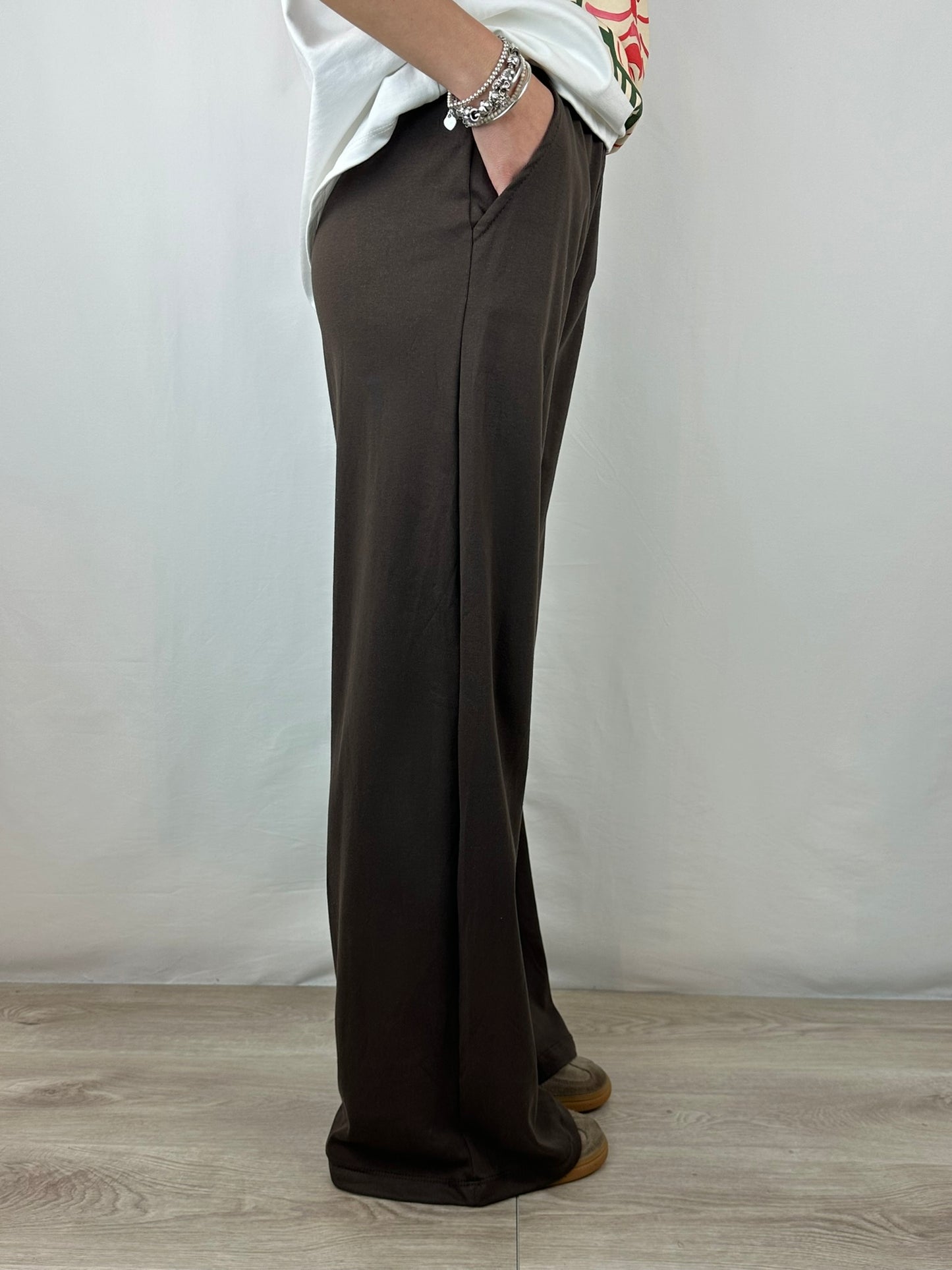 PANTALONE TUTA MARRONE