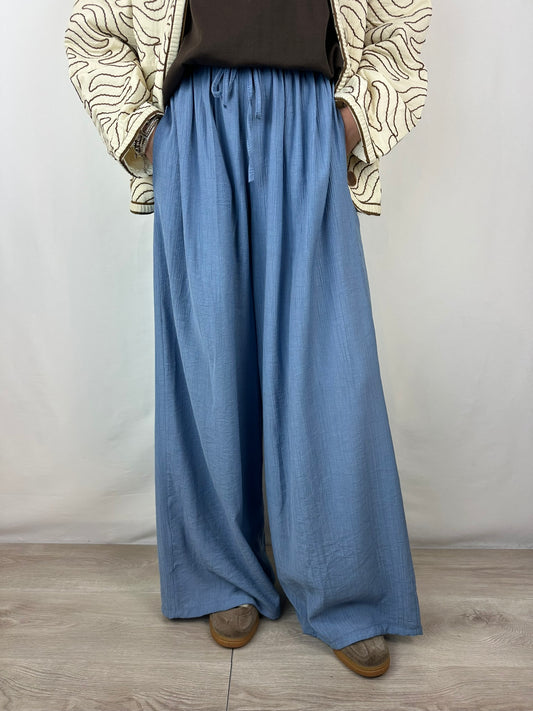 PANTALONE AZZURRO