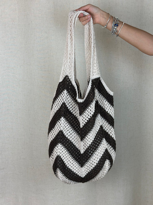 BORSA RIGHE CROCHET