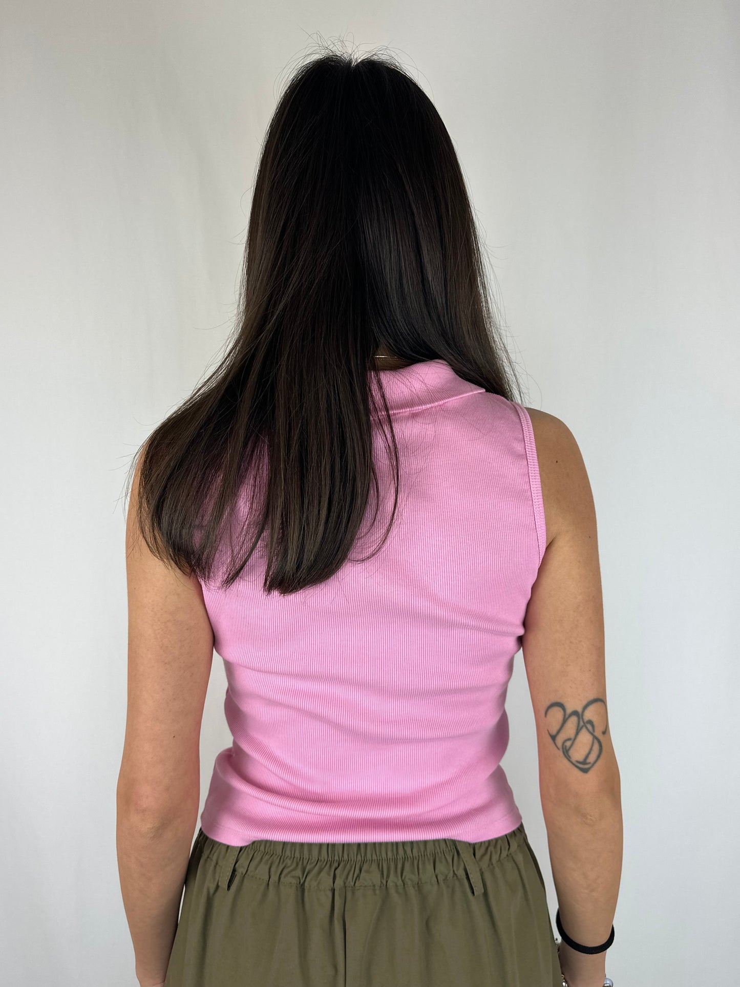 CANOTTA POLO ROSA