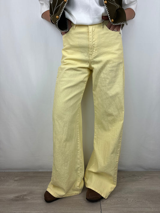 JEANS GIALLO BURRO