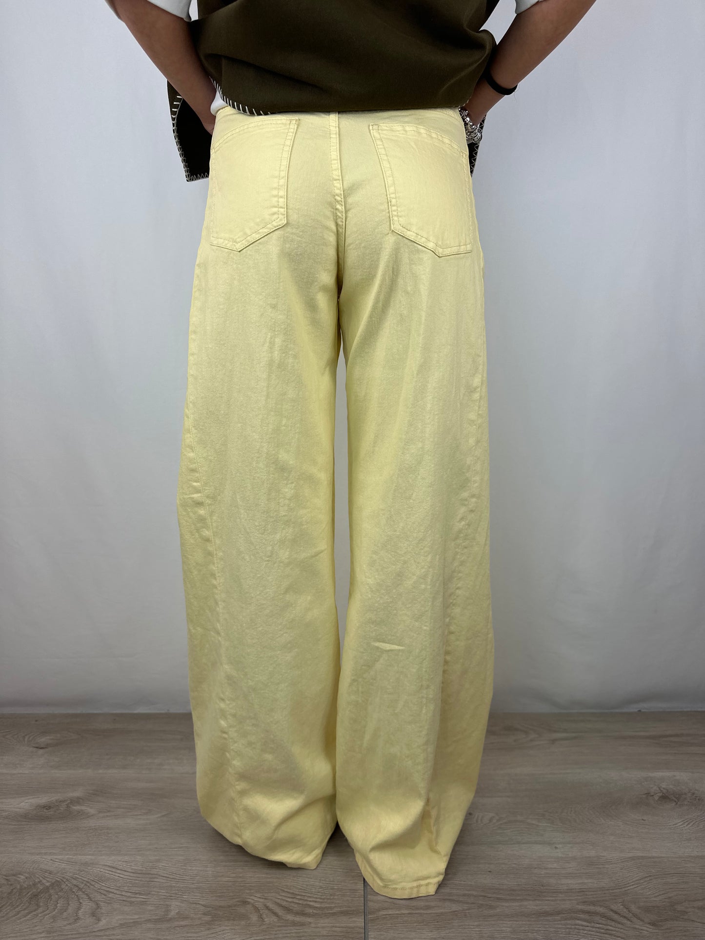 JEANS GIALLO BURRO