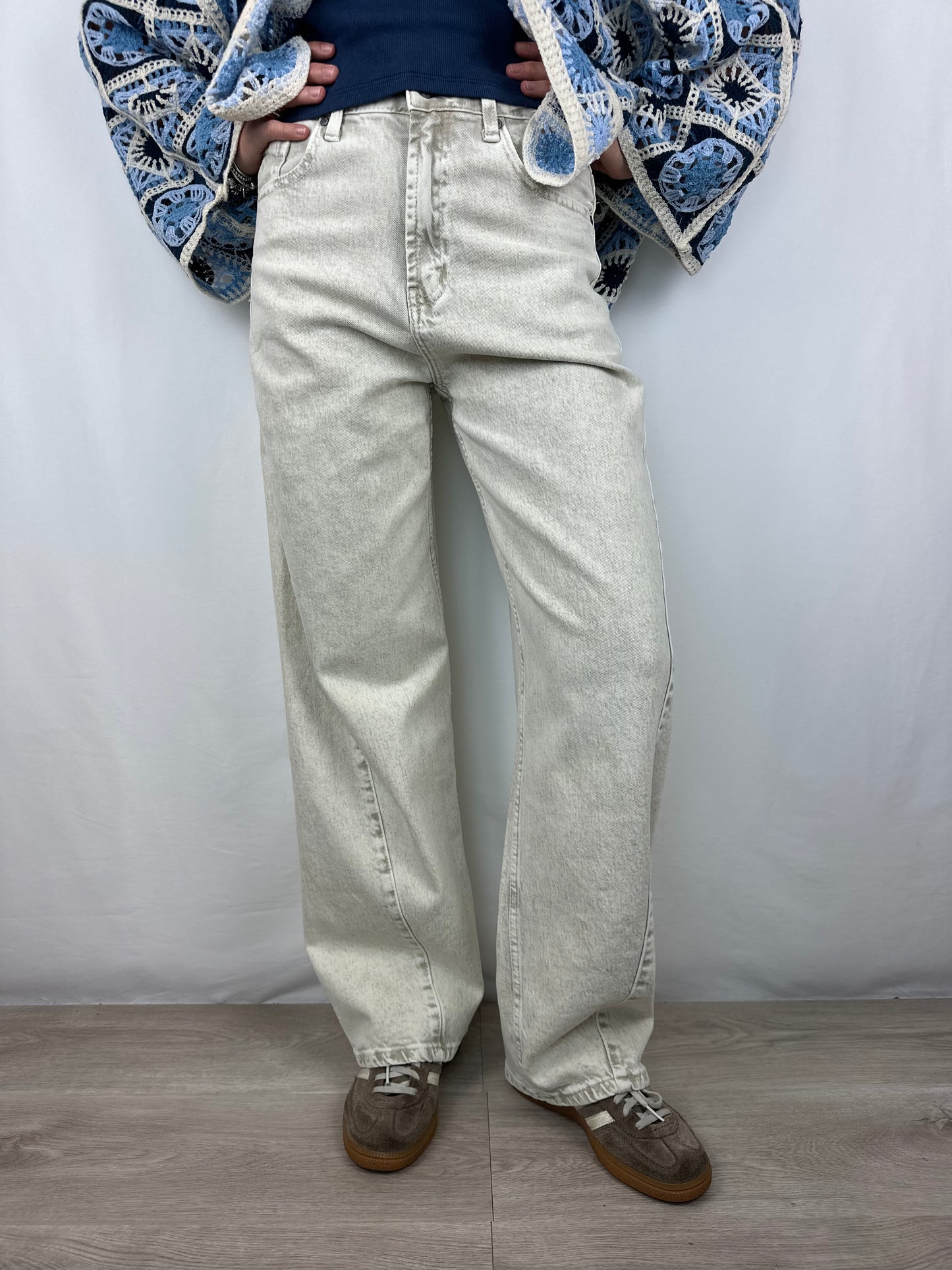 JEANS CHIARI MARMORIZZATI