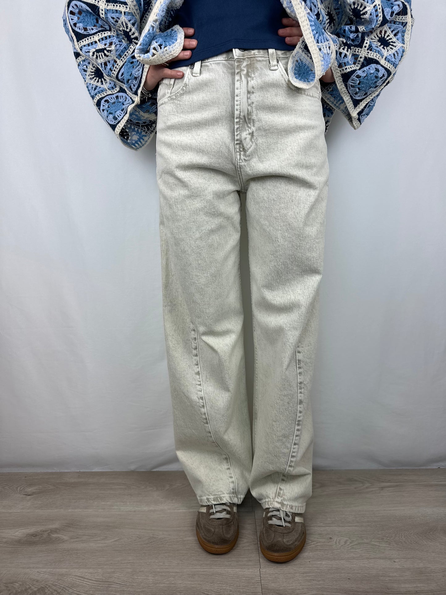 JEANS CHIARI MARMORIZZATI