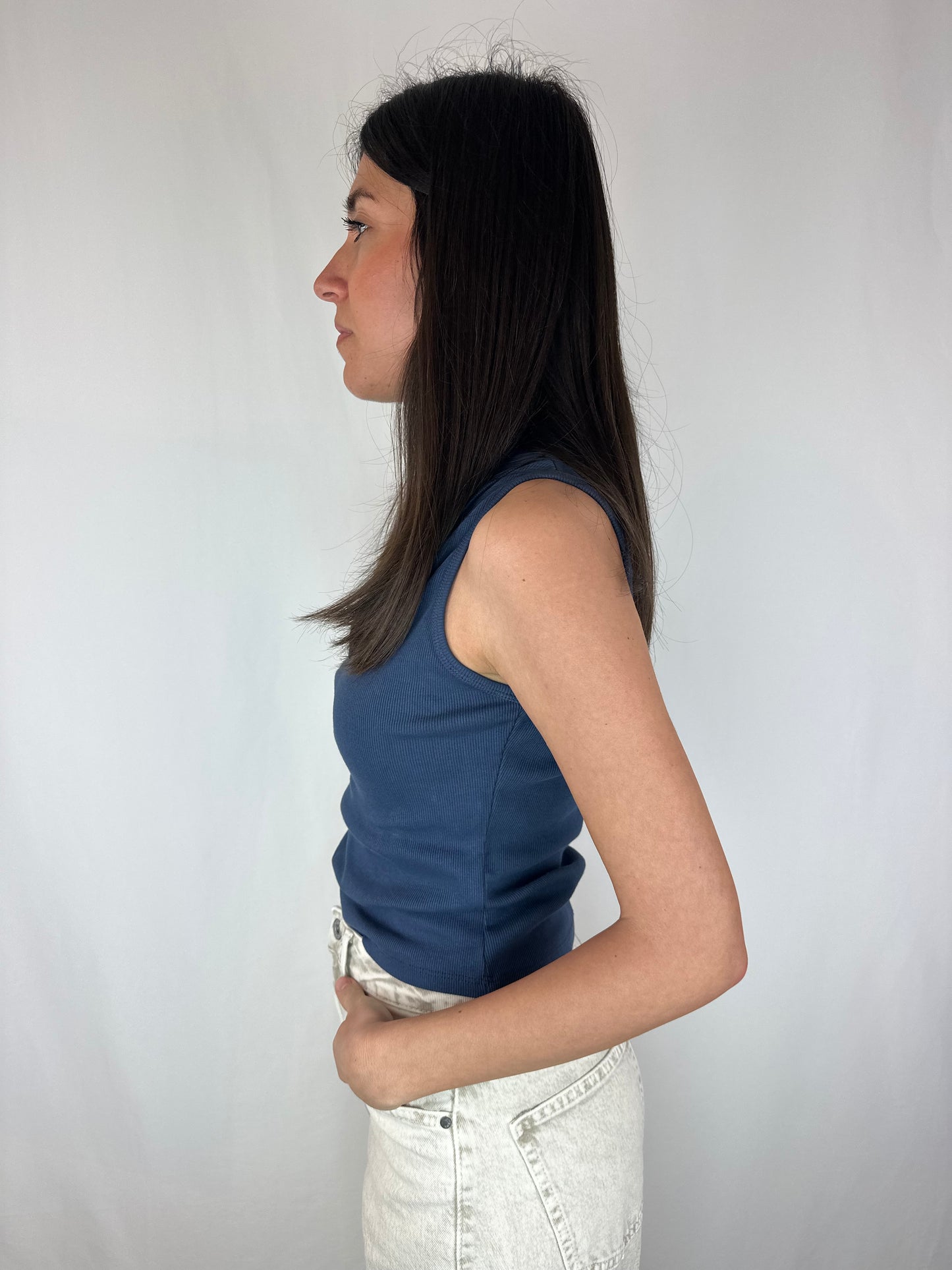 CANOTTA POLO BLU