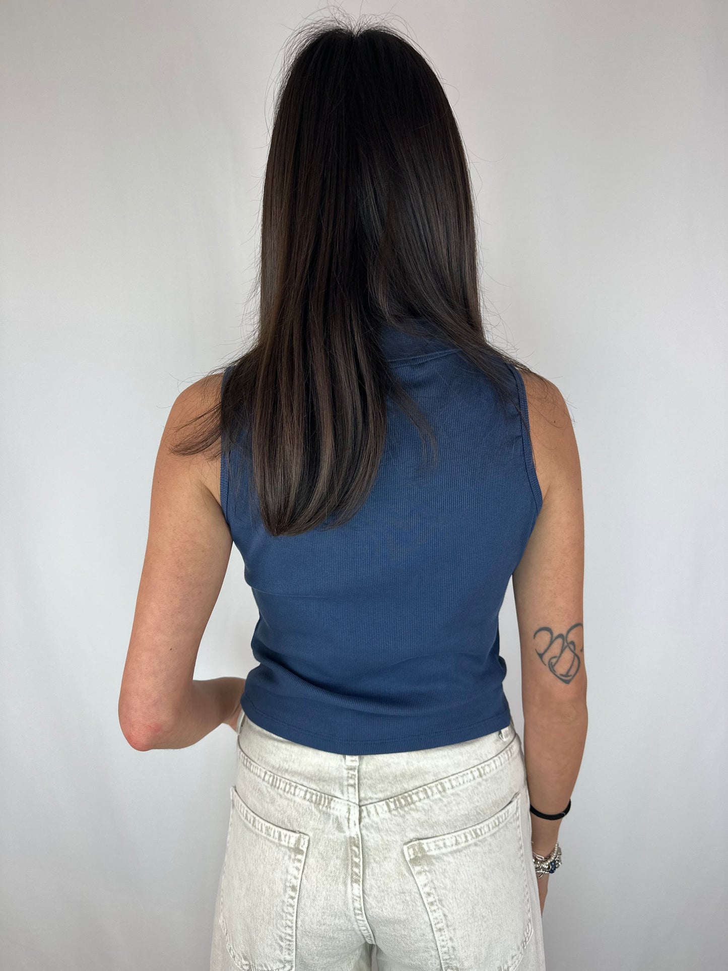 CANOTTA POLO BLU