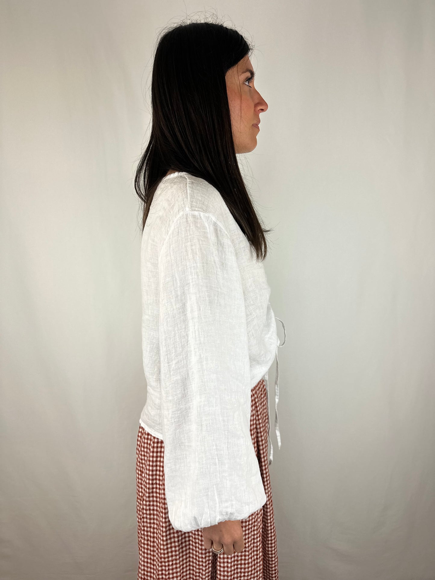 MAGLIA LINO BIANCA