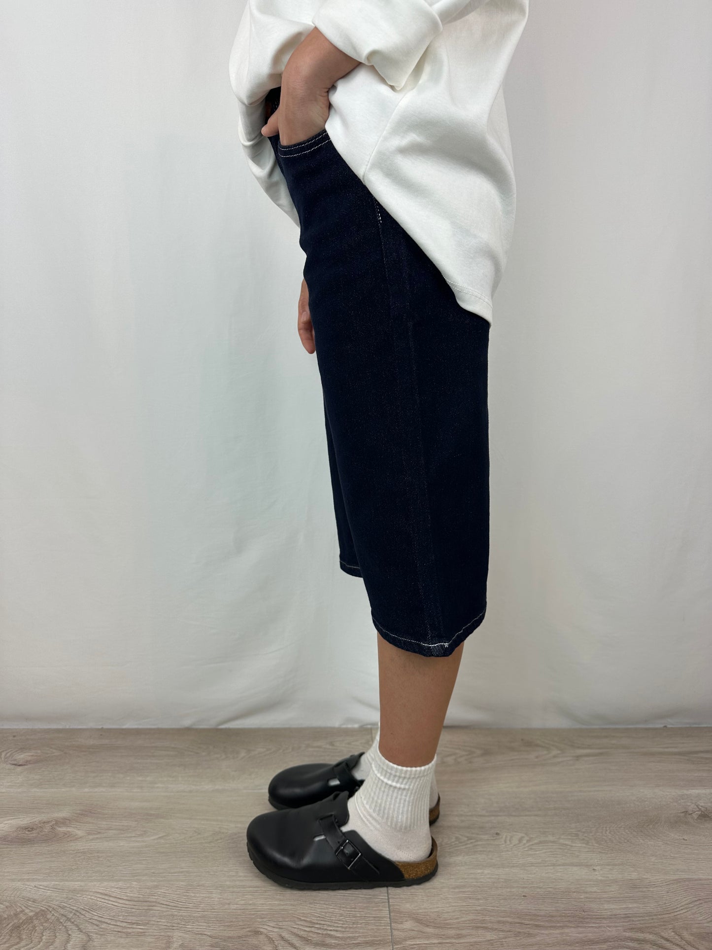BERMUDA DENIM SCURO
