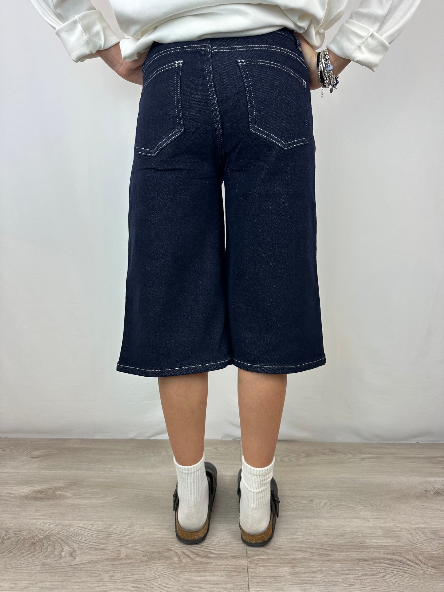 BERMUDA DENIM SCURO