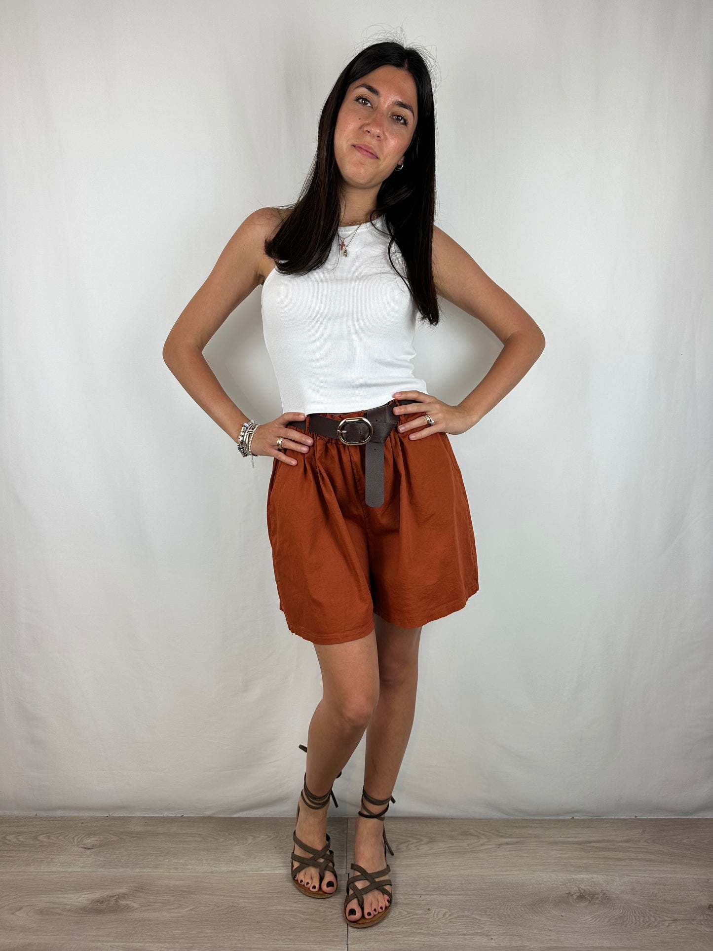 SHORT COTONE COLOR MATTONE