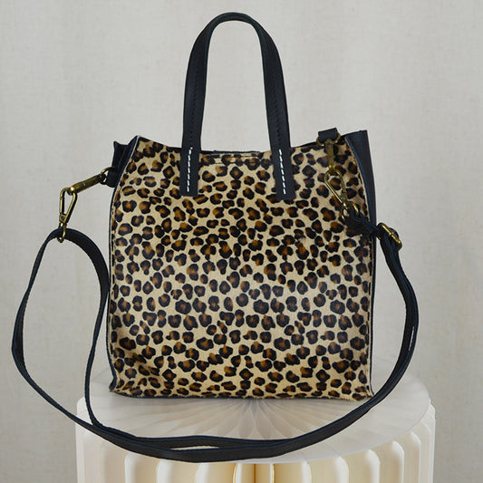 BORSA DI PELLE MACULATA