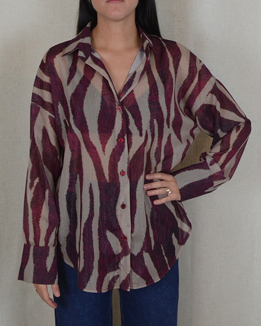 CAMICIA FANTASIA ZEBRATA