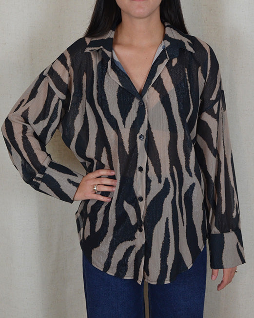 CAMICIA FANTASIA ZEBRATA